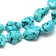 Natural Turquoise Beaded Necklaces NJEW-T003-14-2