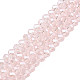 Electroplate Glass Beads Strands EGLA-A034-T6mm-A03-1