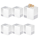 OLYCRAFT 6Pcs Clear Acrylic Cube 1.6x1.6x1.2 Inch Acrylic Square Display Blocks Square Clear Polished Acrylic Display Cube Acrylic Display Block for Ring Jewelry Showcase Display Holder Base ODIS-WH0001-47B-1