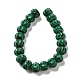 Synthetic Malachite Beads Strands G-K335-03D-2