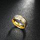 Fashionable 316L Titanium Steel Word Jesus Finger Rings For Easter RJEW-BB07146-9G-3