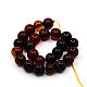 Natural Agate Beads Strands G-G515-4mm-04-2