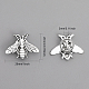 CHGCRAFT 12Pcs Bees Alloy Lapel Pins for Backpack Clothes Decorations Party Anniversary Accessories Gifts JEWB-CA0001-36AS-2