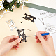 AHANDMAKER 2 Sets 2 Colors Alloy Suspension Frame with Iron Finding AJEW-GA0003-21B-3