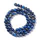 Chapelets de perles rondes en lapis-lazuli naturel X-G-E262-01-6mm-2
