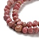 Hebras de perlas naturales de rodocrosita G-F465-52-4