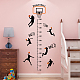 PVC Height Growth Chart Wall Sticker DIY-WH0232-020-4