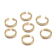 Открытое кольцо-манжета из прозрачного кубического циркония для женщин RJEW-C018-01G-2