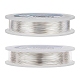 BENECREAT 2 Rolls 26-Gauge Tarnish Resistant Silver/Gold Coil Wire CWIR-BC0002-09C-3