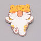 Broche de acrílico del zodiaco chino que ríe del tigre JEWB-WH0022-05-1