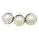 Deux tons brins de perles de couleur cuisson drawbench peint en verre DGLA-S104-8mm-SA40-1