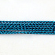 Плетеные неэластичный бисером металлические шнуры MCOR-R002-1.5mm-16-1