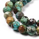 Chapelets de perles en turquoise de HuBei naturelle G-C009-A16-4