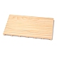 Bandeja de almacenamiento de herramientas de estante de pintura de diamante diy de madera rectangular DIY-L058-B02-5