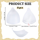 Insertos de almohadillas de sujetador de poliéster&nbsp;DIY-WH0816-072A-02-2