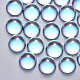 Transparent Glass Cabochons GLAA-S190-013A-B01-1