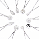 (Jewelry Parties Factory Sale)Long-Lasting Plated 304 Stainless Steel Charm Bracelets BJEW-E375-02P-1