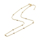 Brass Satellite Chains Necklace for Women NJEW-P265-17G-2