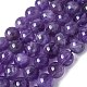 Natürlichen Amethyst Perlen Stränge&nbsp;G-R446-10mm-21-A-5