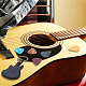 NBEADS 10 Pcs Plastic Guitar Picks with 2 Pcs Guitar Pick Holder Keychain DIY-NB0007-40-4