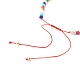Комплекты браслетов из плетеных бусин из нейлоновой нити BJEW-JB06448-13