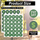 OLYCRAFT 50 Sheets Dollar Sign Pay Day Planner Stickers 12.5mm Round Dots Planner Calendar Stickers Green Calendar Planner Dot Stickers Reminder Labels for Calendar Scrapbooking Crafting - 2Style DIY-OC0010-37C-2