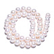 Brins de perles de culture d'eau douce naturelles PEAR-N016-09C-4