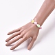 Kinder Acryl Perlen Stretch Armbänder BJEW-JB04837-M-4