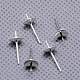 925 Sterling Silver Stud Earring Findings STER-A003-129A-1