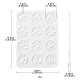 Dodici costellazioni ciondoli rotondi stampi in silicone DIY-YW0006-29-7