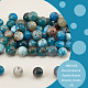 NBEADS About 64 Pcs Natural Apatite Beads Strands G-NB0003-83-4