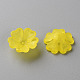 Transparent Frosted Acrylic Bead Caps MACR-S371-04A-717-2