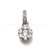 Латунные микро проложить кубического циркония подвески KK-Z093-41P