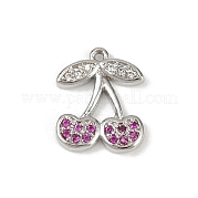Латунные микро проложить кубического циркония подвески KK-M322-48P-04