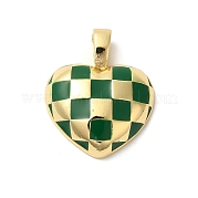 Подвески из латуни с эмалью в стойку KK-Z056-41G-02