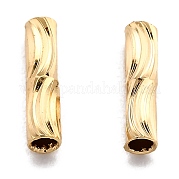 Гофрированные латунные бусины KK-H759-27A-G