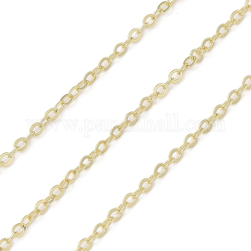 Wholesale Rack Plating Brass Cable Chain