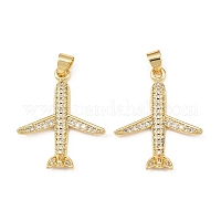 Ottone micro spianare pendenti zirconi&nbsp;KK-F919-27G