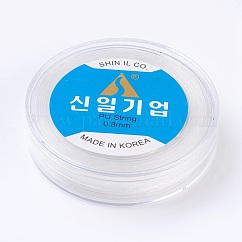 Coreano hilo cristal elástico, para la fabricación de la joya, Claro, 0.8mm, alrededor de 49.21 yarda (45 m) / rollo