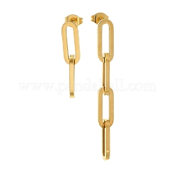 Orecchini pendenti in acciaio inossidabile 304 per donna&nbsp;EJEW-C096-15G-01