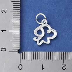 925 Sterling Silber chinesischer Tierkreis Umriss Charm&nbsp;STER-P066-02S-11