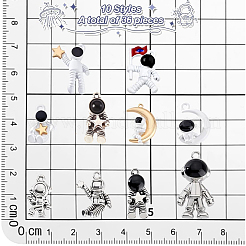 36pcs 10 Arten Legierungsanhänger&nbsp;FIND-PH0023-35