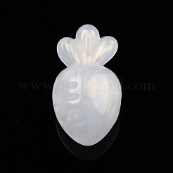 Undurchsichtiges Acryl mit Glitzerpulverperlen&nbsp;SACR-G024-02
