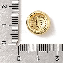 Anhänger aus vergoldetem Messing und Zirkonia&nbsp;KK-Z047-07G-U-RS
