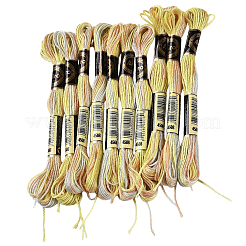 10 Strang 6-lagiges Polyester-Stickgarn&nbsp;OCOR-CY0003-16B