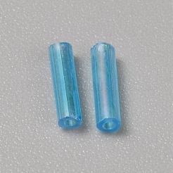 300 Stück transparente runde Signalhornperlen aus Glas&nbsp;GLAA-WH0015-74E