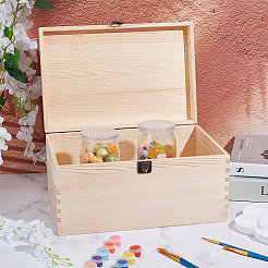 Cajas de almacenamiento de madera&nbsp;WOOD-WH0062-50A
