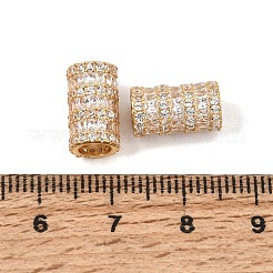 925 cuentas de circonita cúbica transparente micro pavé de plata de ley.&nbsp;SE-CBAF1B2-16B-G