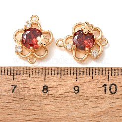 Verbindungsanhänger aus Messing mit kubischem Zirkonia-Pavé&nbsp;CU-CBAEC99-16G-01