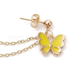 Boucles d'oreilles à pampilles en alliage d'émail&nbsp;EJEW-JE05904